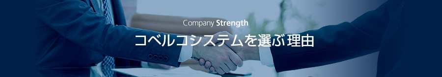 コベルコシステムを選ぶ理由 [Company Strength]